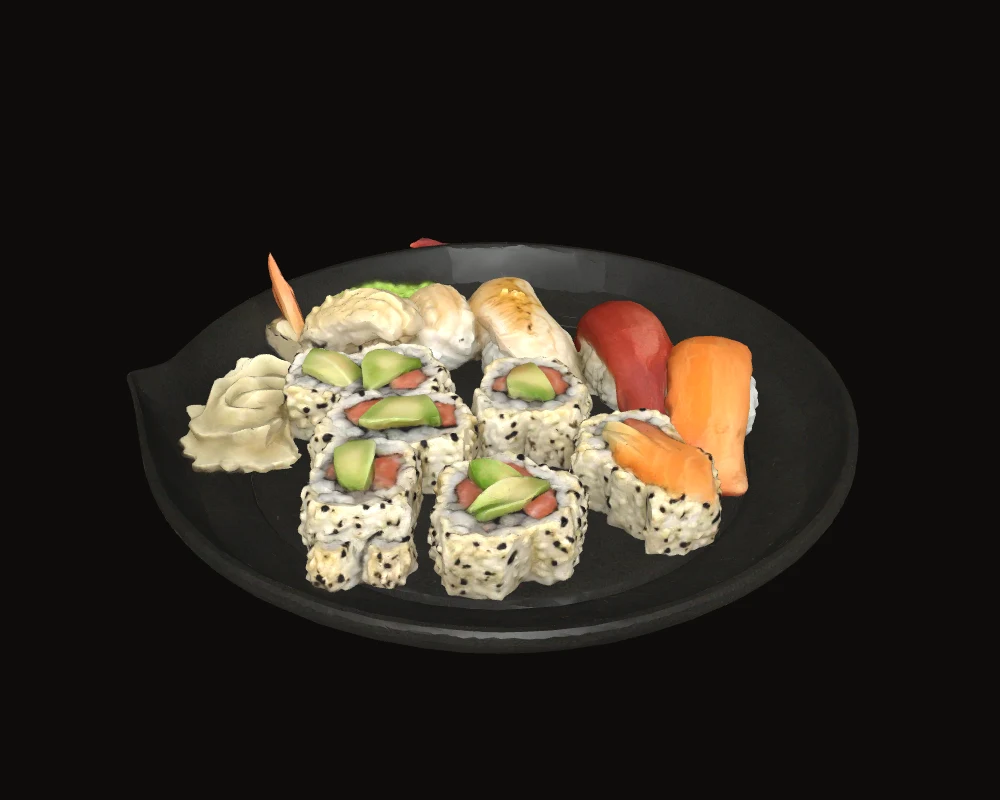 Sushi to explore in three dimensions