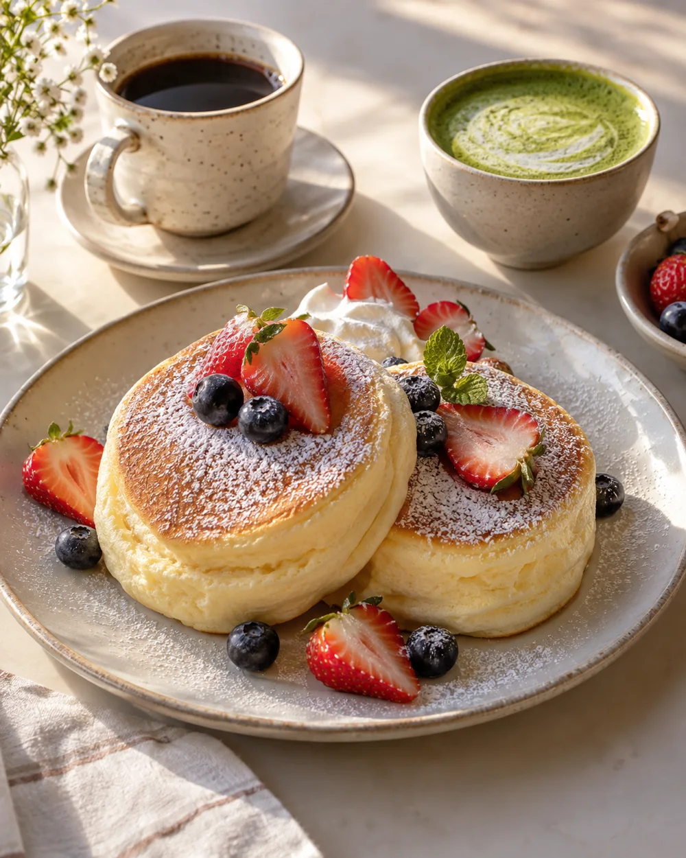 Brunch de pancakes — imagen ilustrativa